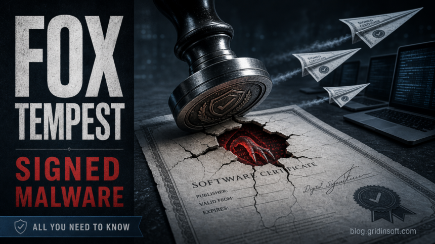 Fox Tempest Signed Malware Service: Why Valid Signatures Are Not Enough 1 Fox Tempest signed malware service editorial illustration