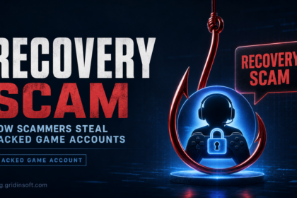 Recovery scam hook targeting a locked gaming account
