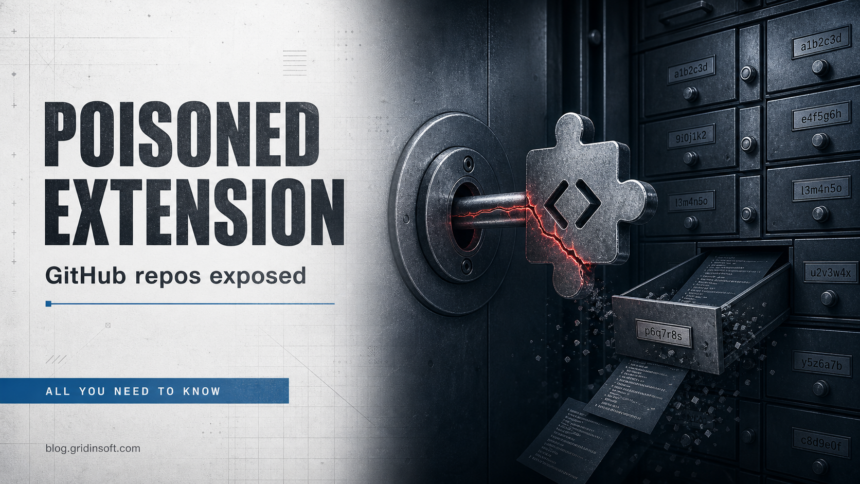 Poisoned VS Code extension exposing GitHub repositories