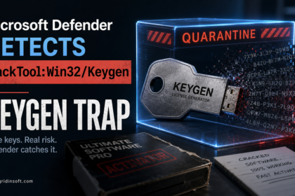 Microsoft Defender detects HackTool:Win32/Keygen keygen trap