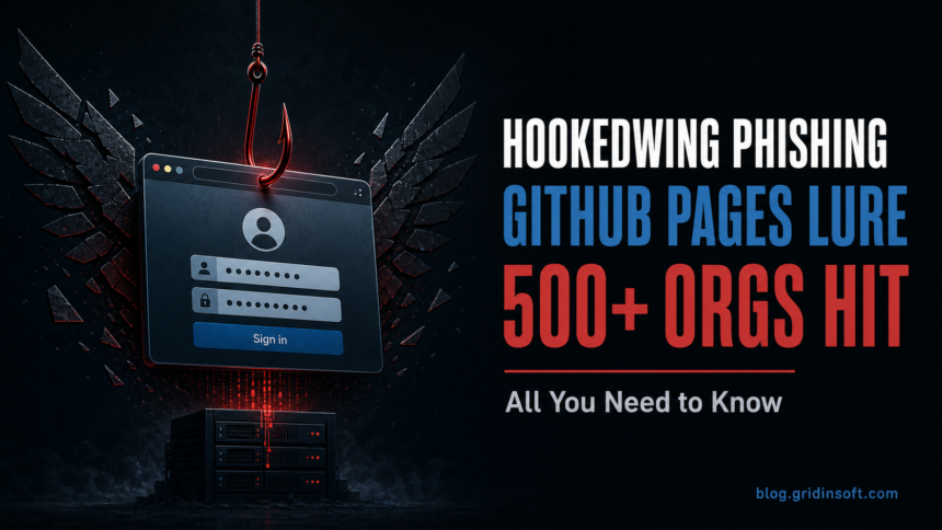 Operation HookedWing phishing GitHub Pages lure