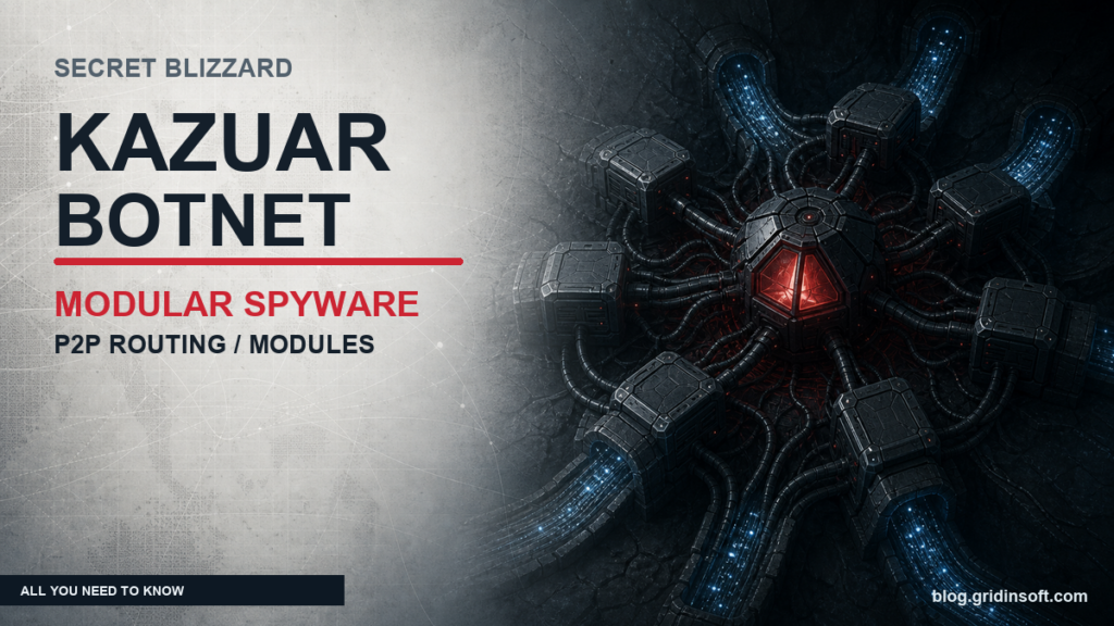 Kazuar botnet modular spyware used by Secret Blizzard