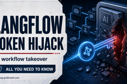 Langflow CVE-2025-34291 token hijack AI workflow takeover poster