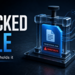 Suspicious Windows file locked by another running process