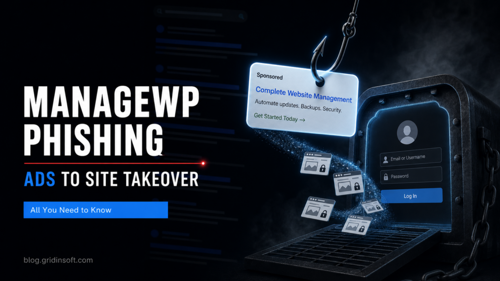 ManageWP phishing ads lure WordPress admins into a fake login trap