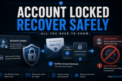 Microsoft account locked recovery and fake support scam warning