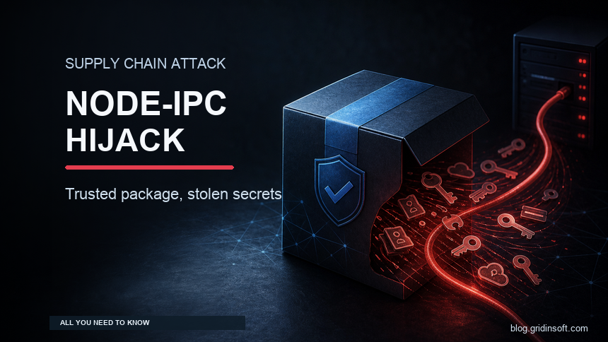 Trusted npm package box leaking developer secrets to a command server