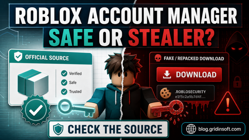 Roblox Account Manager safe or stealer check the source