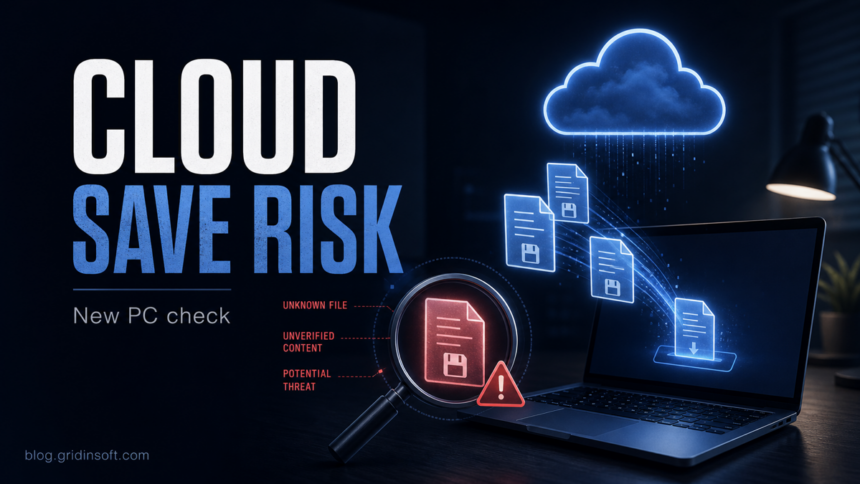 Cloud save files being checked before syncing to a new PC
