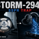 Storm-2949 SSPR trap Microsoft 365 Azure data theft editorial illustration