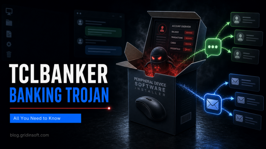 TCLBANKER banking trojan spreads through chat and email from a fake installer