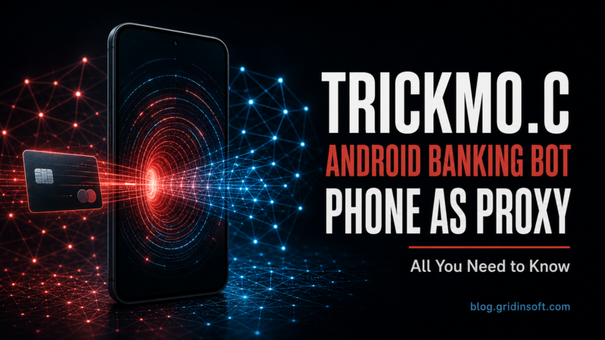TrickMo.C Android banking malware phone proxy