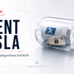 AgentTesla PowerShell alert evidence capsule with credential key