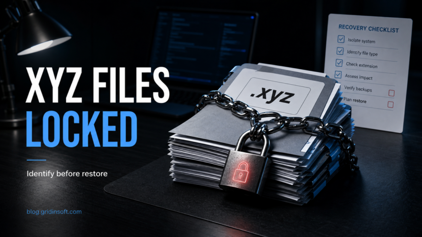Locked .xyz files with a recovery checklist for Xyz ransomware triage