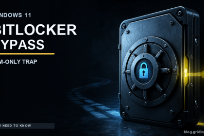 YellowKey BitLocker bypass allegory with locked drive and hidden key