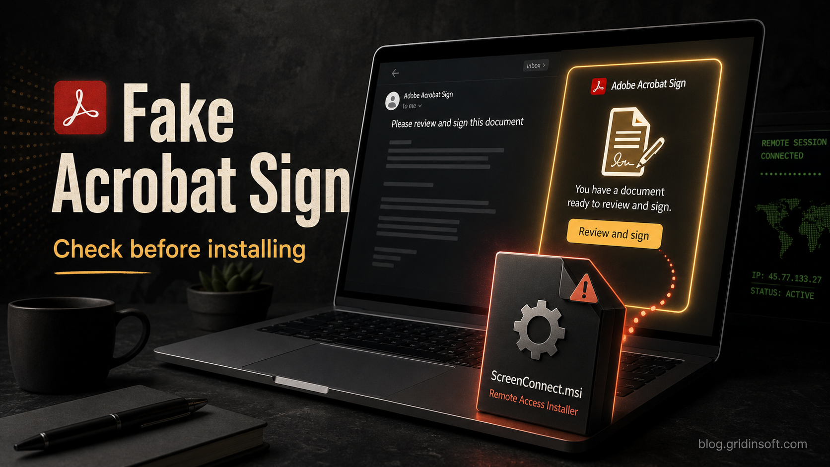 Adobe Acrobat Secure Document Email Virus