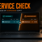 AppHelperCap.exe service check showing a normal HP process compared with a suspicious copy.