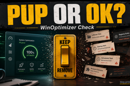 Ashampoo WinOptimizer PUP cleanup or false positive decision switch.