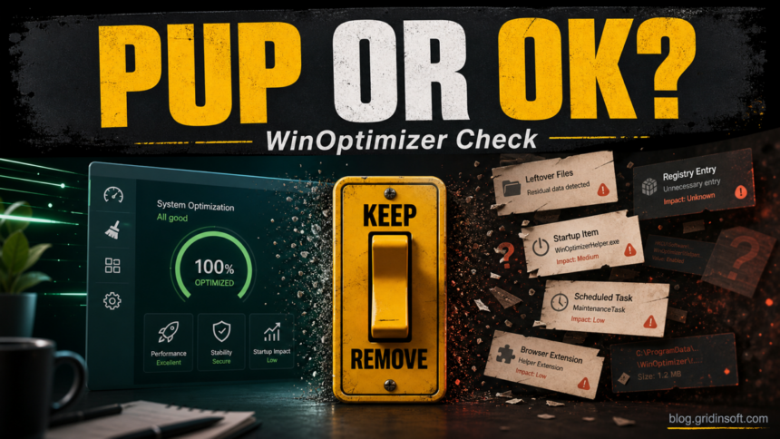 Ashampoo WinOptimizer PUP: Cleanup or False Positive? 1 Ashampoo WinOptimizer PUP cleanup or false positive decision switch.
