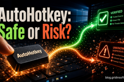 AutoHotkey safe or risk poster with verified and suspicious file paths