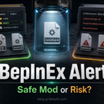 BepInEx safety check with verified mod files and risky unknown modpack warnings