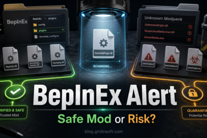 BepInEx safety check with verified mod files and risky unknown modpack warnings