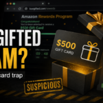 BoxGifted.com scam warning with a fake $500 gift card reward trap.