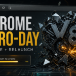 Chrome CVE-2026-11645 warning with update and relaunch prompt