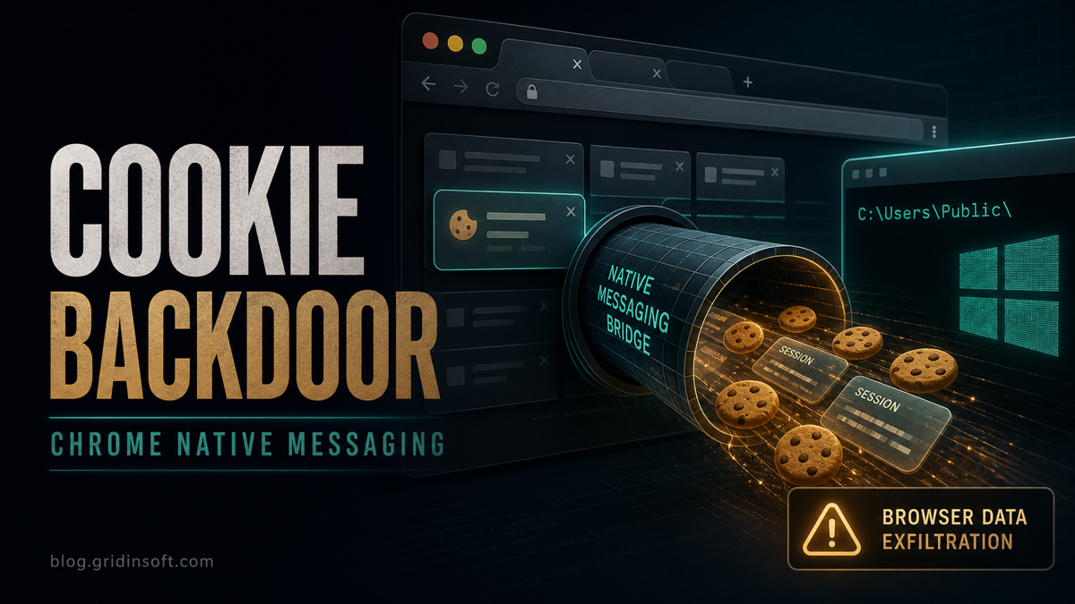 Chrome Native Messaging Backdoor Steals Cookies