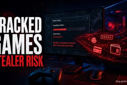 Cracked games installer stealing passwords and cryptocurrency wallet data