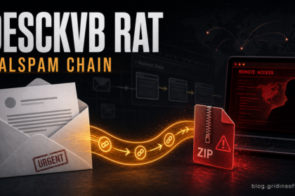 DesckVB RAT malspam chain with email redirect and ZIP trap.