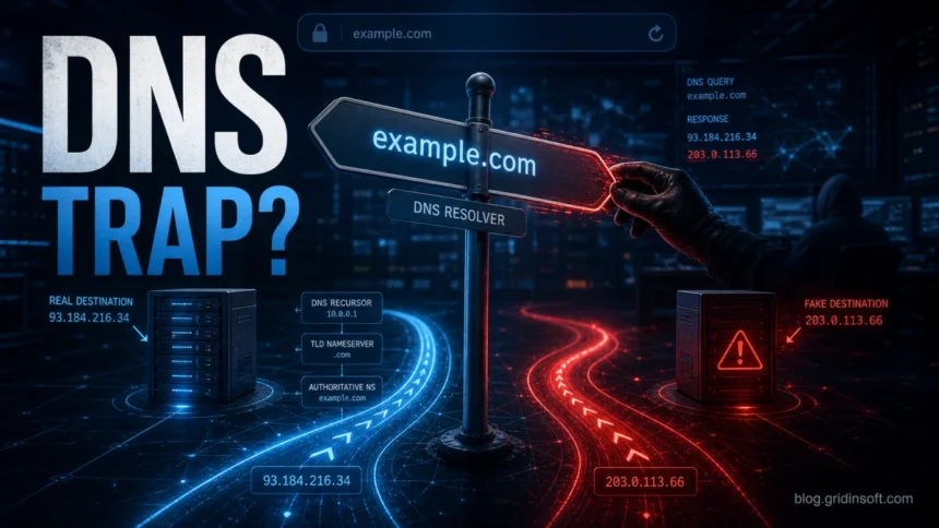 DNS Spoofing vs DNS Hijacking: Key Differences 1 DNS spoofing vs DNS hijacking traffic redirected to a fake destination