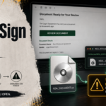 Fake DocuSign document request leading to a malicious ISO file