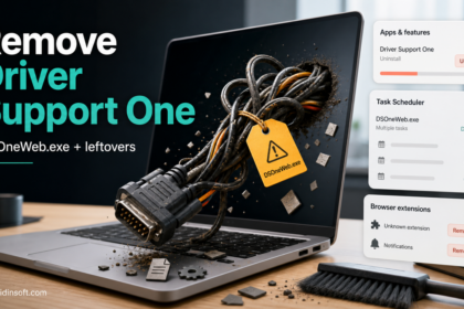 Driver Support One removal with DSOneWeb.exe and leftover cleanup cards