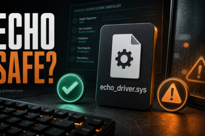 Echo Anti-Cheat echo_driver.sys safety check on a Windows desktop.