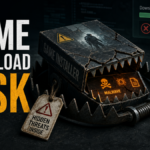 Suspicious game download package warning for Gogunlocked.com safety checks.