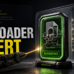 GuLoader alert poster showing a quarantined loader cut off from payload paths.