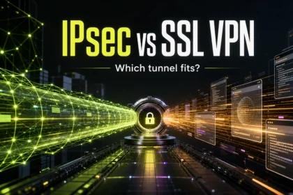 IPsec vs SSL VPN secure tunnel comparison