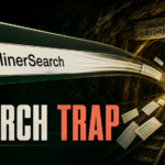 Browser search bar being pulled into an unwanted MinerSearch redirect tunnel.