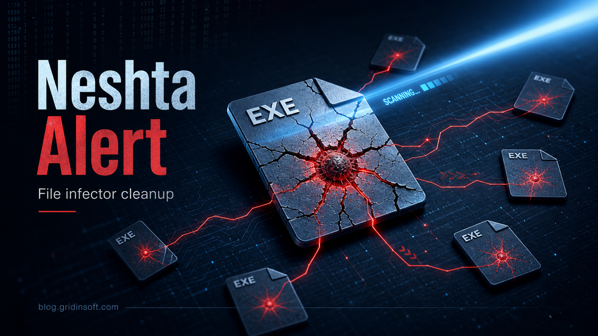 Core Infecter Neshta.Virus.FileInfector.DDS Removal Guide