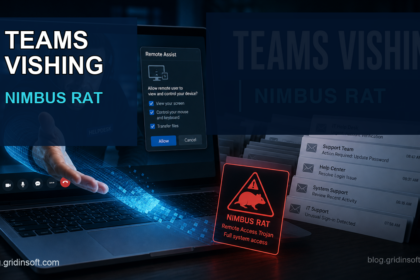 Nimbus RAT Teams vishing warning.