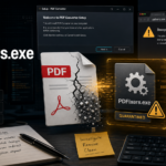 PDFixers.exe cleanup warning with quarantined converter file