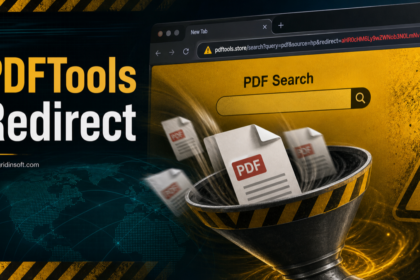 PDFTools Redirect browser hijacker funneling PDF searches into an unsafe search page.