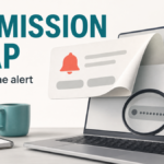 Light editorial poster showing a browser notification permission trap being removed.