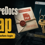 SecureDocs document delivery phishing trap with a fake login hook