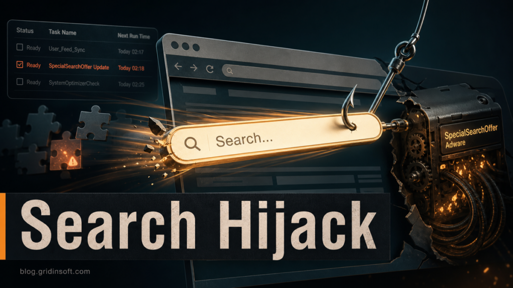 SpecialSearchOffer adware search hijack cleanup