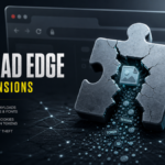 Cracked browser extension exposing hidden image payloads and session tokens in the StegoAd Edge campaign.
