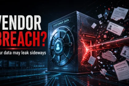 Vendor breach side door exposing customer data from a protected vault.