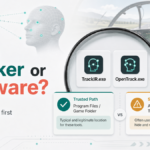 TrackIR.exe and OpenTrack.exe safety check comparing trusted and suspicious file paths