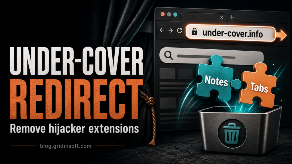 Browser extensions being removed to stop the under-cover.info redirect.